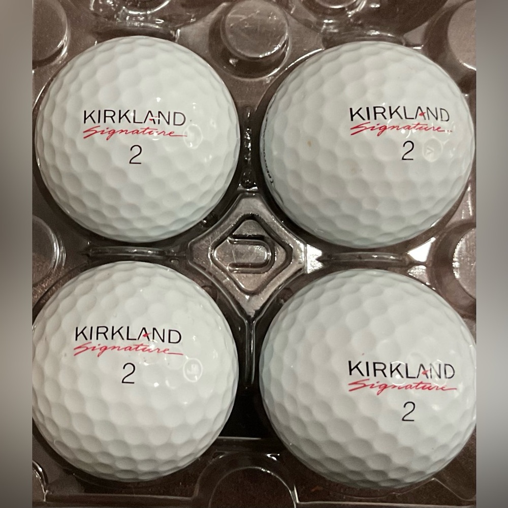Kirkland golf balls. Set of 4